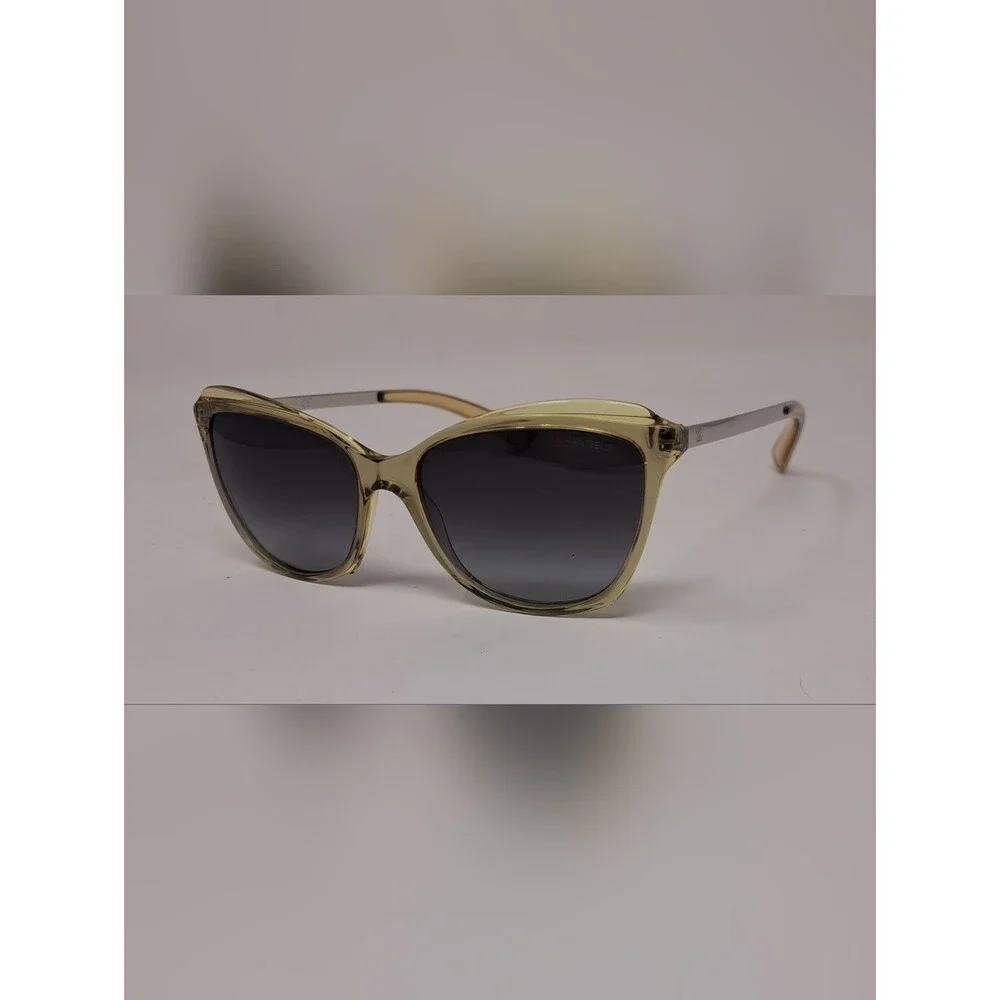 CHANEL Women's Sunglasses Italy Cateye Dark Tint 5384 1628/S6 55-16-140